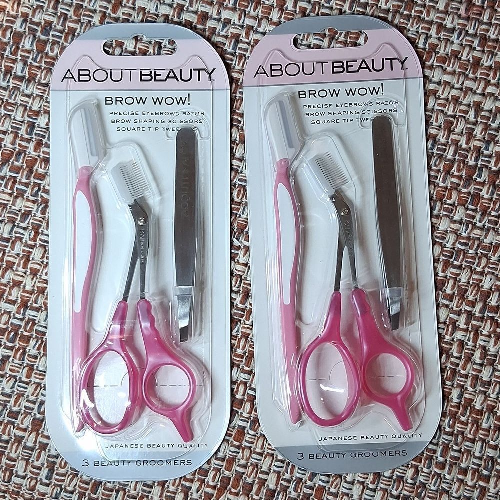 About Beauty Brow Wow! Pink Eyebrow Grooming Kit (Set of 2)